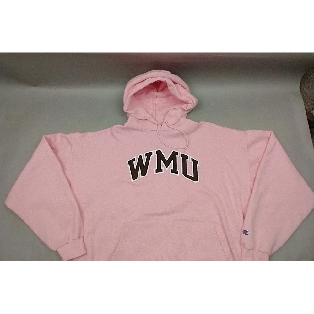 Western Michigan‎ Broncos Champion Pink women's 2XL pullover Heavyweight Hoodie - Picture 2 of 10